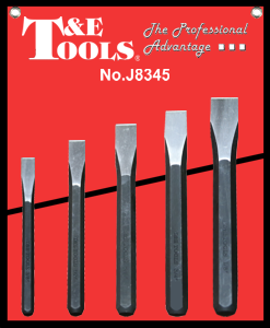 [159-J8345] 5 Piece Cold Chisel Set