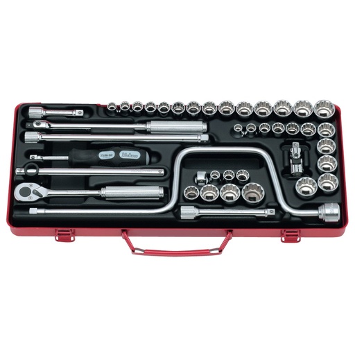 [160-3201AMW] Socket Set 3/8 Drive AF/Metric/Whit.(42PCS)