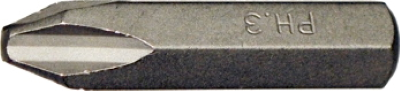 [159-P1323] #3 Phillips 5/16 Inch Hex Impact Bit