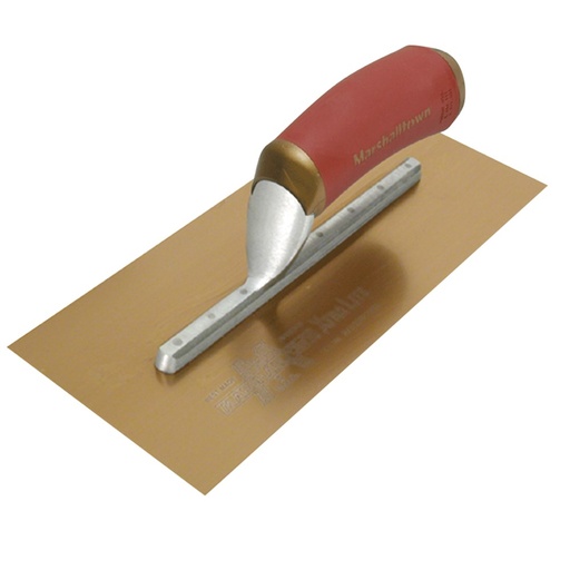 [160-MT4681DFDL] Trowel Finish. Perma. Duraflex Gold Ss 330x127mm D/Soft Handl Mt4681dfdl