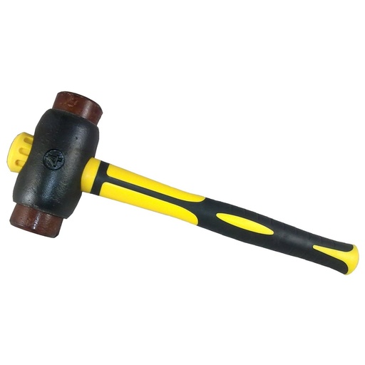 [160-HANDLE] Hammer Rawhide Size 4 2000g 4-1/2lb 50mm Face F/G Handle Th16fg