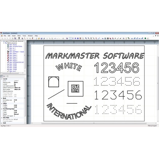 [160-MARKMASTER 3000] Marking Machine Software Suits Benchdot Series Prymarkmaster 3000