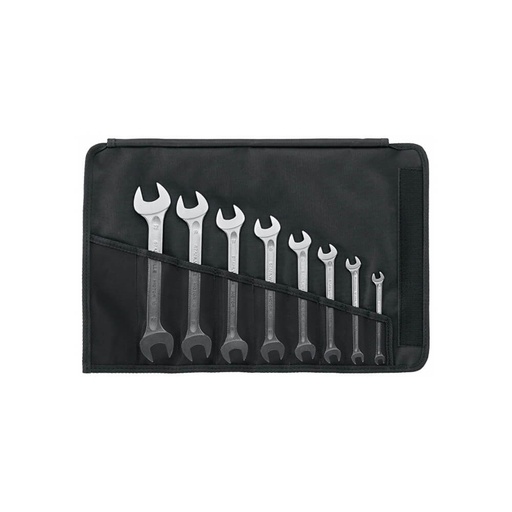 [160-96400305] Spanner Set Double Open End 8pc #10 6x7 - 20x22mm - 96400305 SW10/8