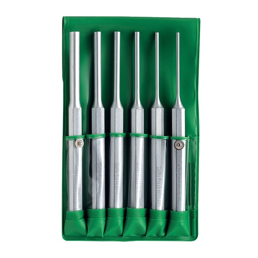 [160-96700701] Punch Set Parallel Pin 6pc With Plastic Stand - 96700701 SW108/6 D