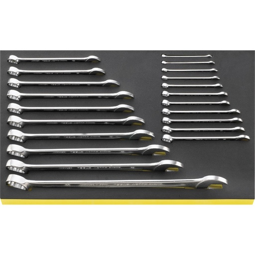 [160-96830174] Spanner Combo Metric Set 21pc #13 6-34mm Tcs Foam - 96830174 SW13/21 Tcs