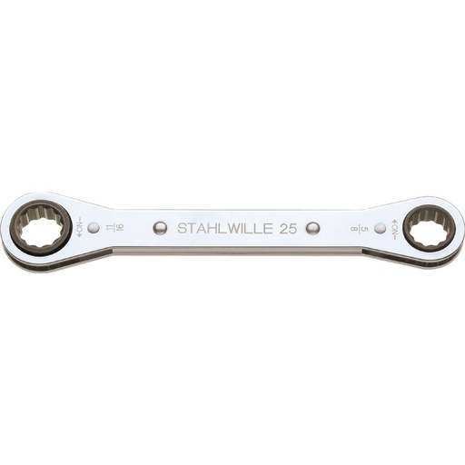 [160-41563234] Spanner Ratchet Ring 1/2 InchX9/16 Inch Solid Steel - 41563234 SW25 An 1/2x9/16