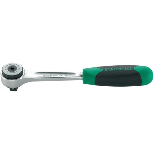 [160-12231011] Ratchet Reversible 3/8 Inch Drive 60 Tooth 2 Component Handle 194mm Long SW422n - 12231011