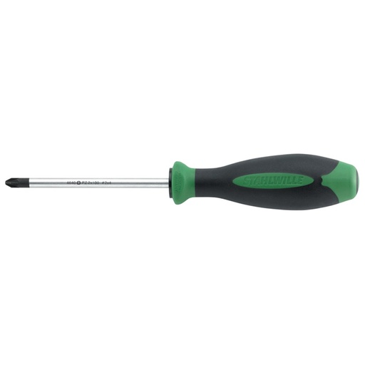 [160-46401000] Screwdriver Drall + Pozidrive Phillips #0 165mm 2 Comp Handle SW4640 0 - 46401000