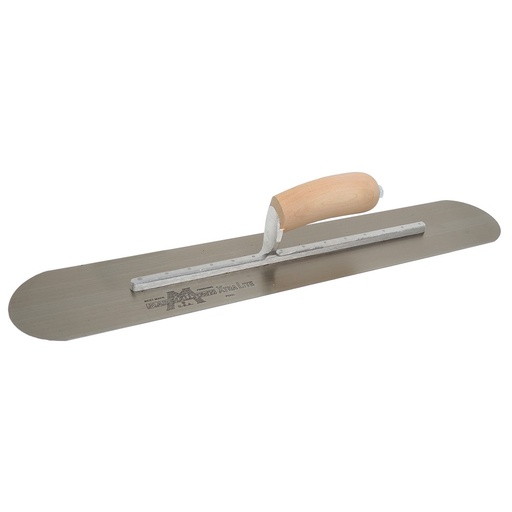 [160-MTSP22 - 13925] MTSP22 - Marshalltown 22" x 4" Pool Trowel with Curved Wood Handle