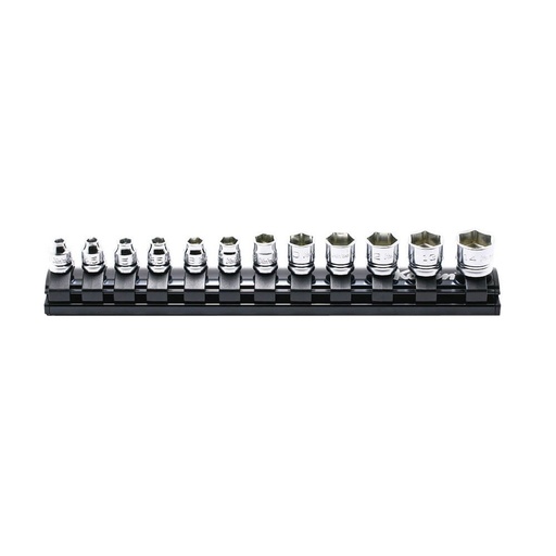 [160-KORS2400MZ/12] KORS2400MZ/12 - SOCKET SET 1/4DR 4-14MM 12PC.ON MAGNETIC RAIL