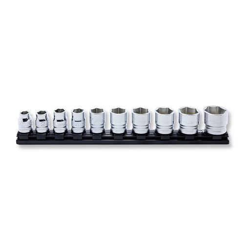 [160-KORS4400MZ/10] KORS4400MZ/10 - Ko-Ken Z Series Socket Set 1/2" Drive 10 Peice on Magnetic Rail 26-30MM