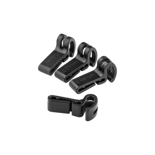 [160-COA20855 / 19297] COA20855 - Helmet & Hard Hat Clip Set (4PK) 24mm fits all COAST LED headlamps