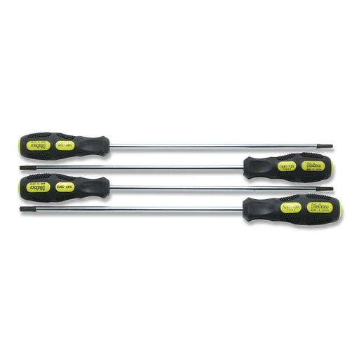 [160-KO1212] SCREWDRIVER SET. 4PCS LONG SHANK SCREWDRIVER KO1212