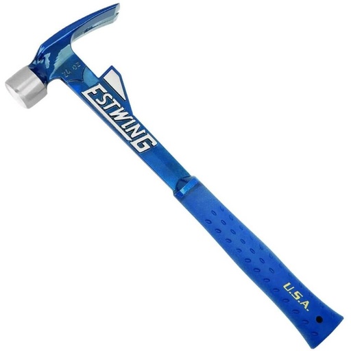 [160-EWE6-24T] EWE6-24T- Estwing Hammertooth 24oz Smooth Face Hammer - Blue Shock Reduction Grip