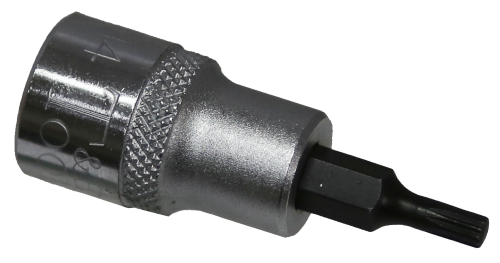 [159-S7304] M4 Spline 3/8 Inch Drive Socket 50mm Long