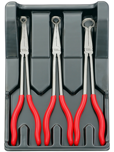 [59E-205] 3 Piece Extra Long Spark Plug Boot Removal Pliers