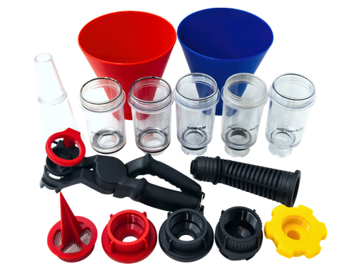 [59E-2110] 15 Piece Master Oil Funnel Set