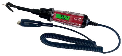 [59E-3018] Digital Circuit Tester with Wire Hook 6-48 Volt