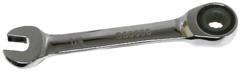 [159-S50008] 1/4 Inch Stubby Ratchet Gear Wrench