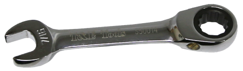 [159-S50014] 7/16 Inch Stubby Ratchet Gear Wrench