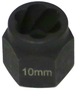 [159-T1040] 10mm Angular Spiral Twist Socket Hex Drive