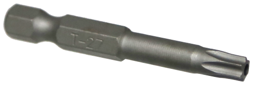 [159-T3227] T27 Tamperproof Torx 1/4 Inch Hex Bit 50mm L