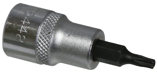 [159-T5442] T15 3/8 Inch Drive Tamper Torx Socket 50mm Long