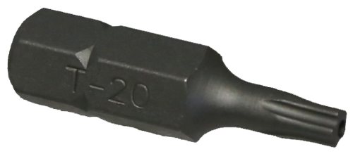 [159-T6020] T20 Tamper Torx-Plus Impact Bit 5/16 Inch Hex 30mm Long