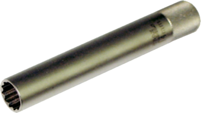 [159-T13014] 14mm 3/8 Inch Drive 12 Point Spark Plug Socket 90mm Long