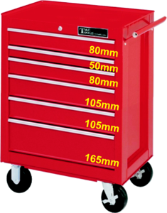 [59E-TEST306] 6 Drawer Premier Traxx Rollaway