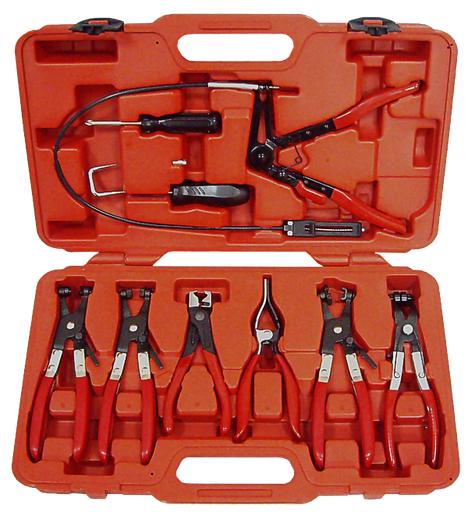 [59E-921] 9 Piece  Universal Hose Clamp Plier Kit