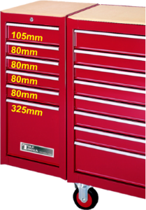 [59E-TRX1606] 6 Drawer Roller/Bearing Side Cabinet