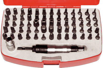 [159-TX050] 67 Piece 1/4 Inch Hex Power Bit Set With Universal Extension